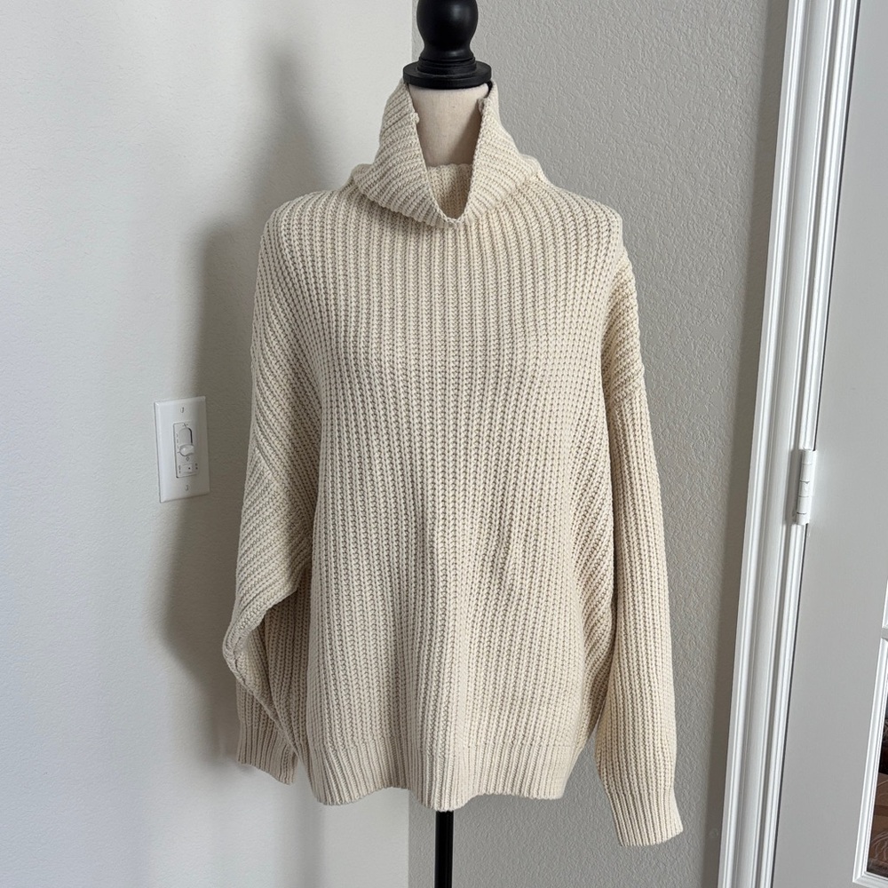Free People Women's Swim Too Deep Oversized Sweater ❄️🧣⛸️